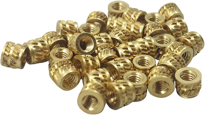 initeq Store ] Qty 20 M4-0.7 Threaded Heat Set Inserts for 3D Printing - Image 1