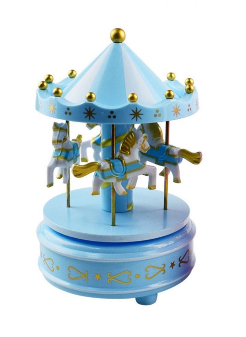 Merry Go Round Carousel Music Box With Light