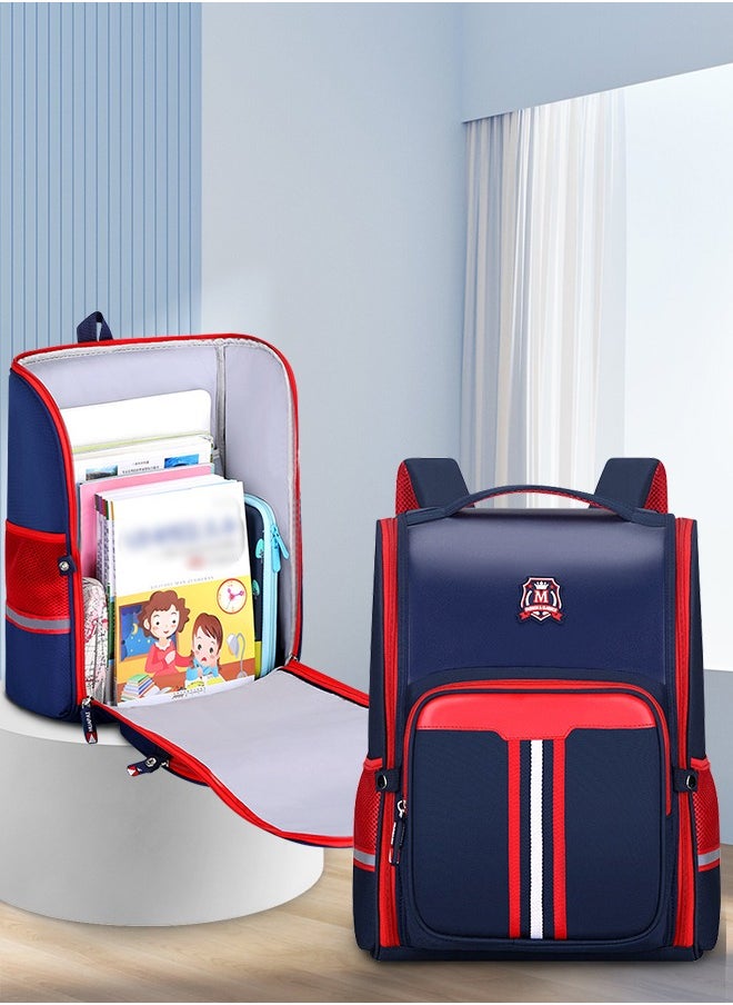 DUNISO Kids School Backpack Large Capacity School Bag Toddler Waterproof Lightweight Kids Backpack with Ergonomic Design, Adjustable Padded Straps Book Bag with Back Reflective Strip for 3-6th Grade Kids  - Image 1
