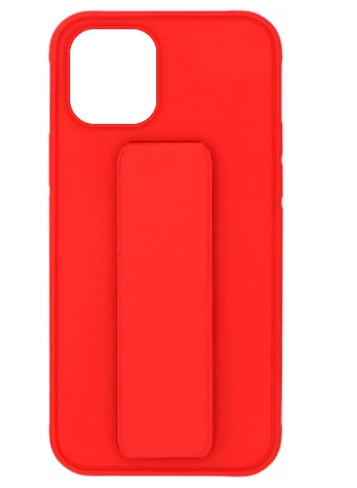 VITION Case Cover For iPhone 12 Pro Max, Finger Grip Phone Holder Case Car Magnetic Multi-function 3 in 1 Shockproof Back Cover Protective Case (iPhone 12 Pro Max Red) - Image 3