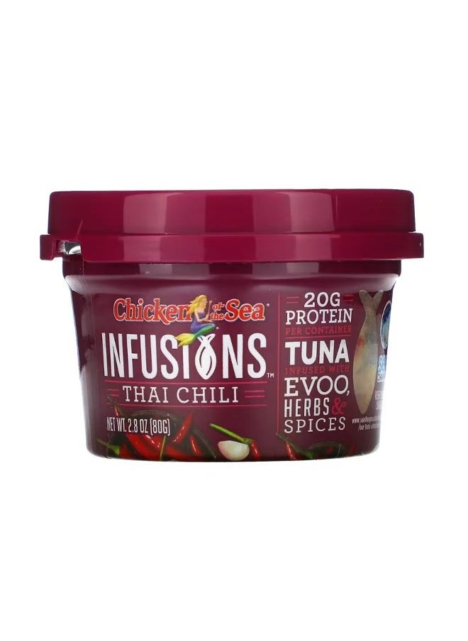 Chicken Of The Sea Infusions Wild Caught Tuna Thai Chili  2.8 oz 80 g  - Image 1