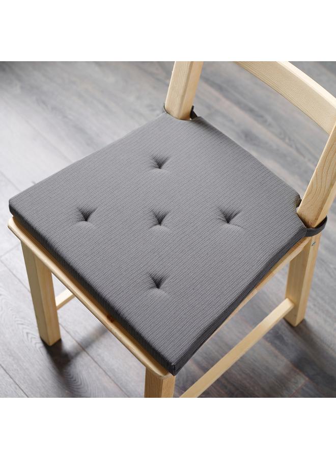 Zaboon Chair pad, grey, 42/35x40x4 cm - Image 5
