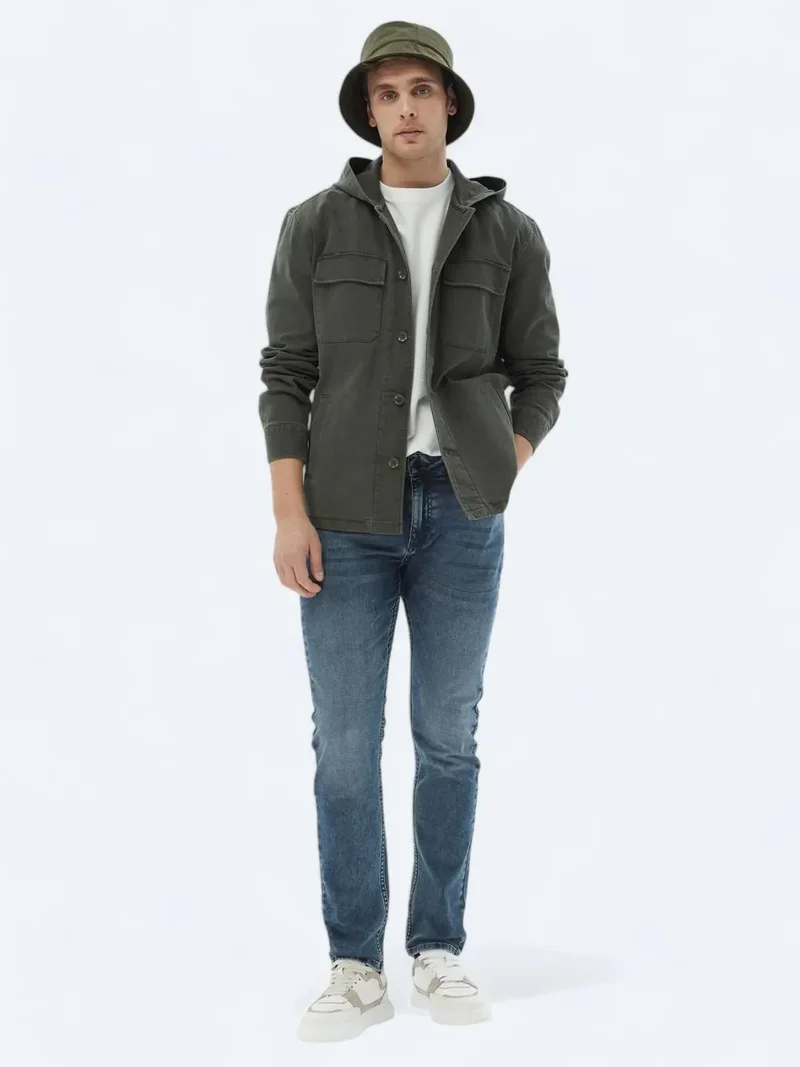 كيب قميص كاكي