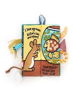 Jellycat Jellycat Soft Cloth Baby Books, Pet Tails  - Image 2