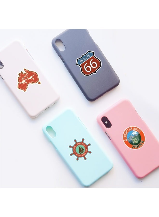 100-Piece Waterproof Stickers Pack for Fashion Laptop Decals Water Bottle Cars Motorcycle Bicycle Bumper Skateboard Luggage Phone Case DIY Decoration Logo Books - Image 3