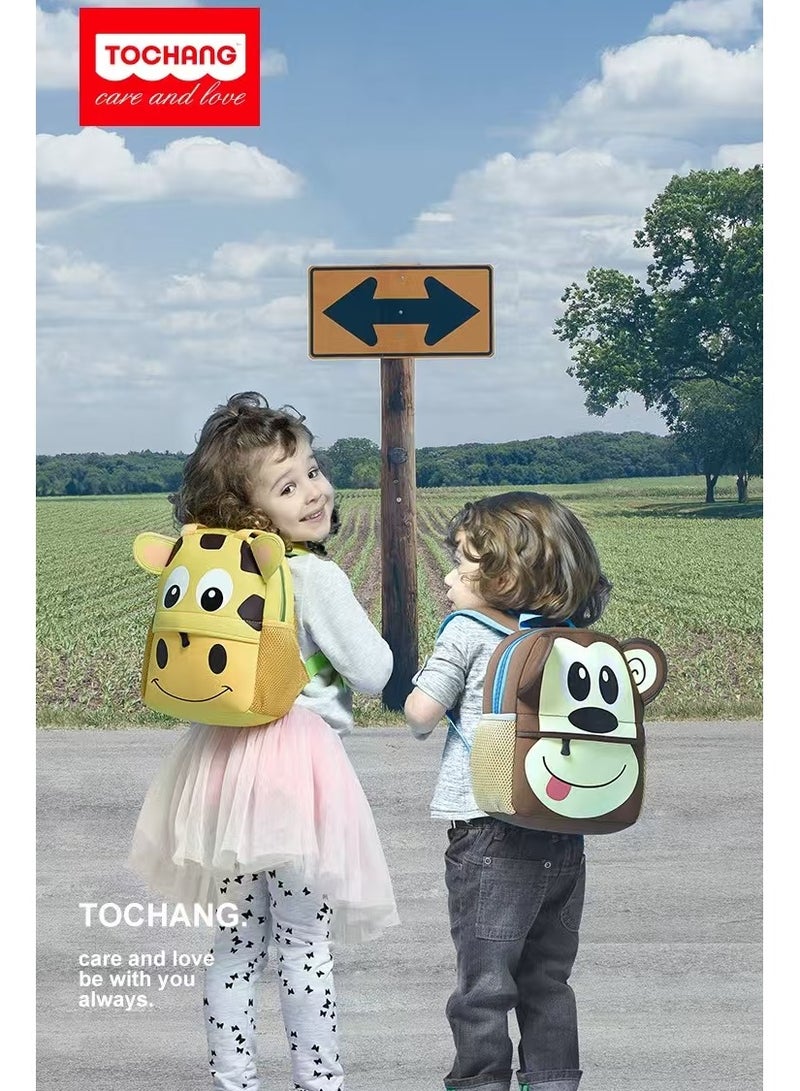 TongChang Animal Face Design Little Short Lightweight SBR Waterproof Backpack Bag for Toddlers Kids (Rabbit)  - Image 2