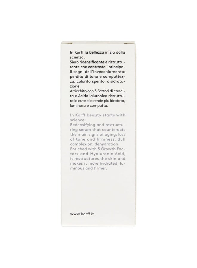 Korff Biorevitalizing HA Face Serum 30ml Deep Hydration Anti Aging Care Restores Skin Density Elasticity and Radiance Lightweight Fast Absorbing Hyaluronic Acid Formula - Image 4