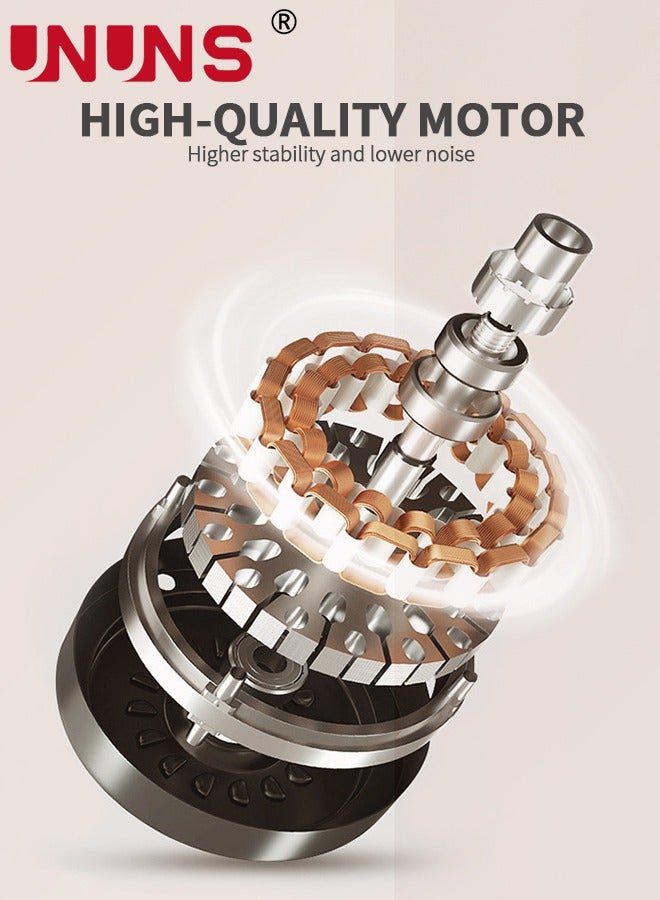 UNUNS Cotton Candy Machine,Cotton Candy Maker Machine With Splash Prevention Bowl For Home Kids Birthday Family Party,Pink - Image 5