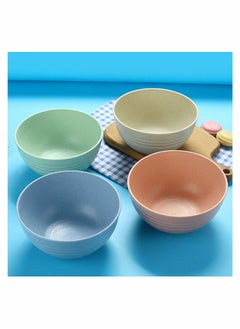 Y&D Unbreakable Cereal Bowls Reusable Fiber Lightweight Bowl Set of 4 BPA Free Dishwasher Microwave Safe Perfect for Rice Fruit Salad Pasta Noodles Soup Kids Children Toddler Adult  - Image 3