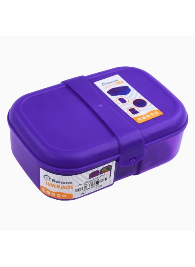 Banana Purple Plastic Lunch Box – 1.8L - Image 2