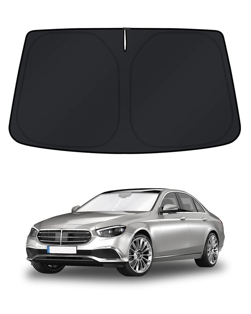 KUST Windshield Sun Shade for MercedesBenz SClass 20152021 Window Accessories Shade Sun Visor Foldable Block UV Rays Keep Car Cooler