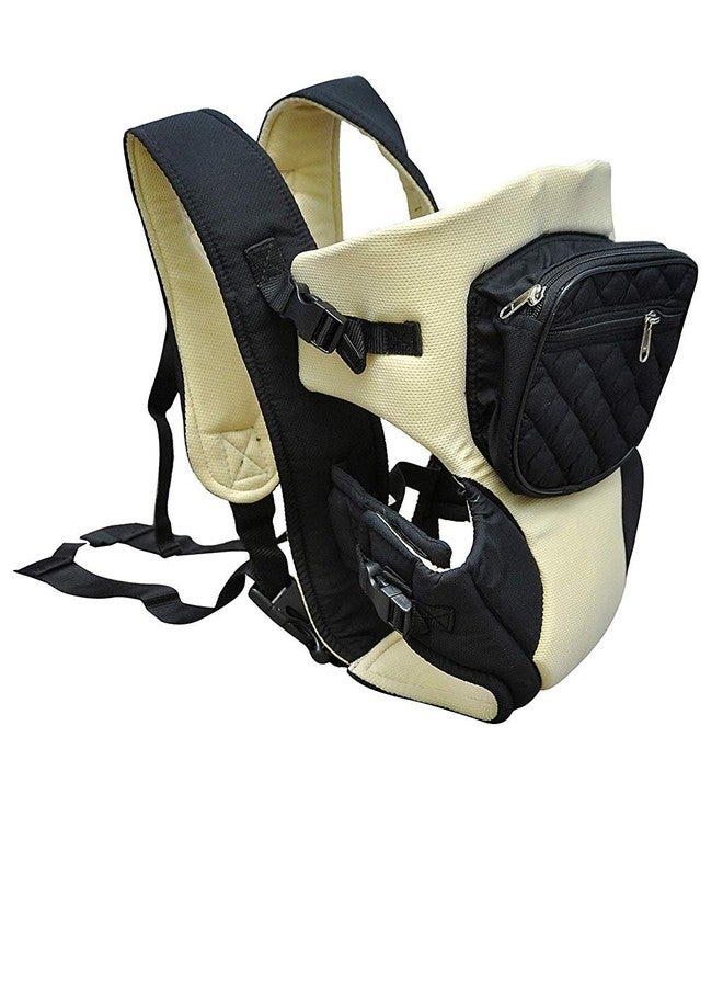 Crawl'in 4 Way Kangaroo Baby Carrier Bag - Kids Cuddler with Front Pocket Cushioned Shoulder Belt & Head Support - 0 to 2 Years - Image 3