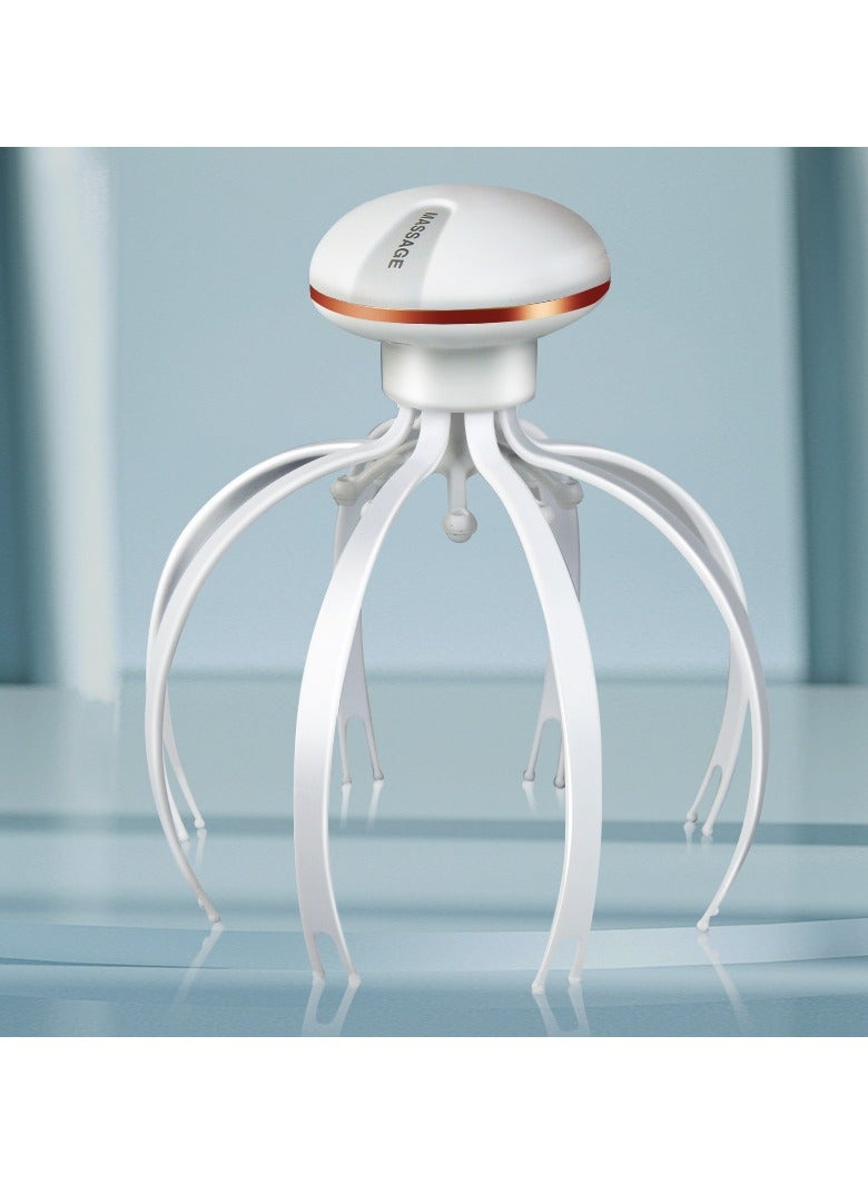 general Head Massager Electric Charging Octopus Head Massager Head Therapy Soul Extractor Multi-claw - Image 1