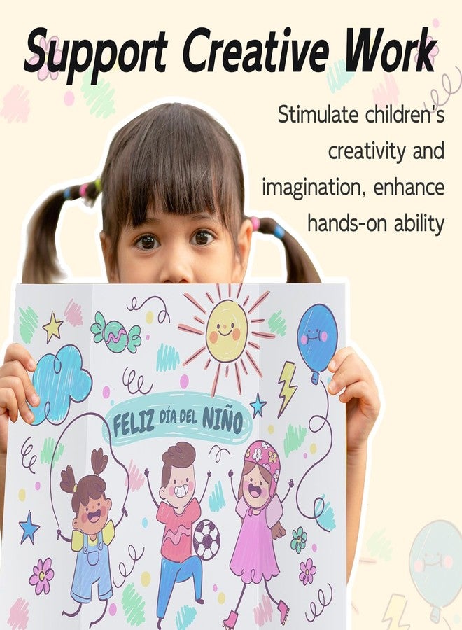 Somime 4 Pack Trifold Poster Board, 28x40 Inches White Presentation Board, Portable Display Board for Science Fair, School DIY Project and Business Exhibitions - Image 5