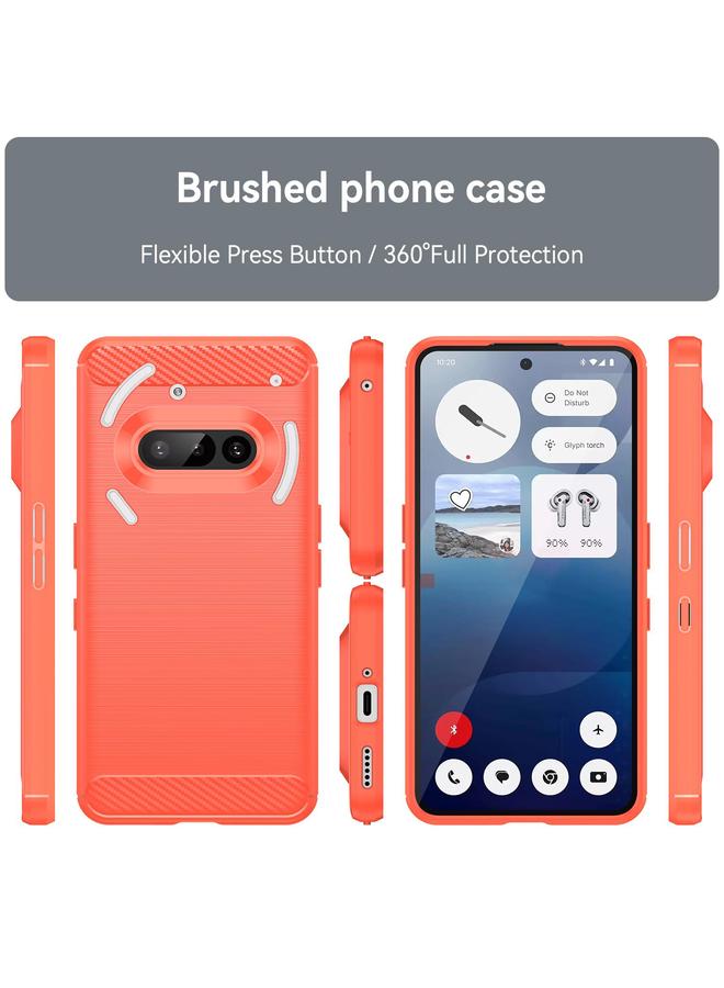 S-TOP Case For Nothing Phone 3a Carbon Fiber Brushed Texture TPU Phone Case - Image 2