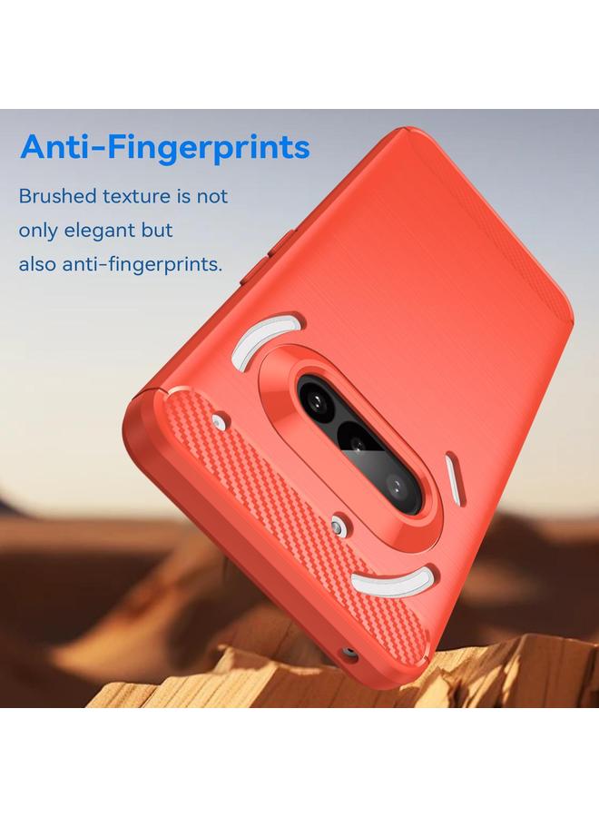 S-TOP Case For Nothing Phone 3a Carbon Fiber Brushed Texture TPU Phone Case - Image 3