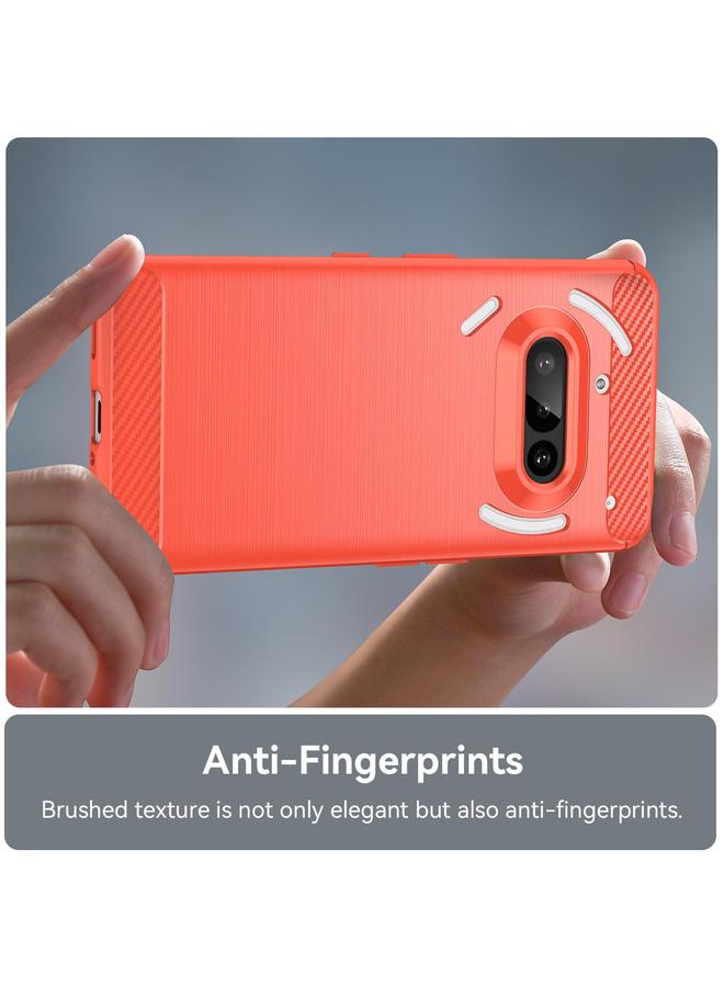 S-TOP Case For Nothing Phone 3a Carbon Fiber Brushed Texture TPU Phone Case - Image 5