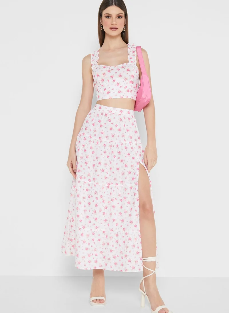 Miss Selfridge Frill Strap Cami Top