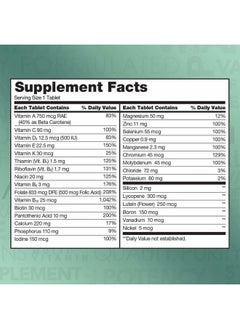 Kirkland Signature Signature Adult 50+ Multi Vitamins & Minerals, 400 Tablets (2 Pack)  - Image 2