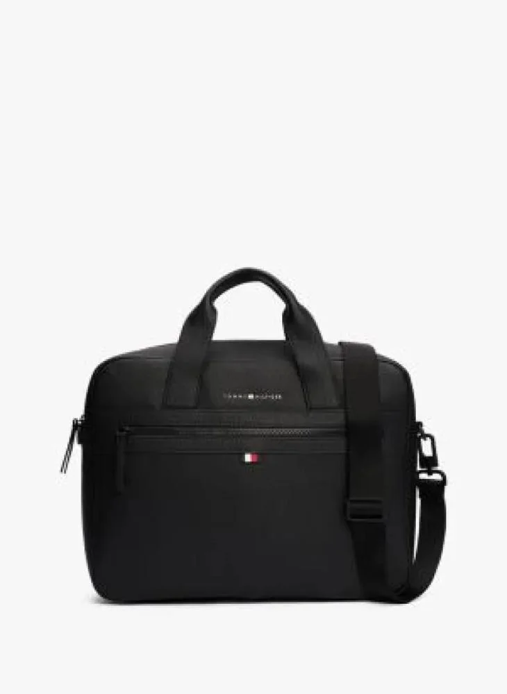 Logo Print Laptop Bag