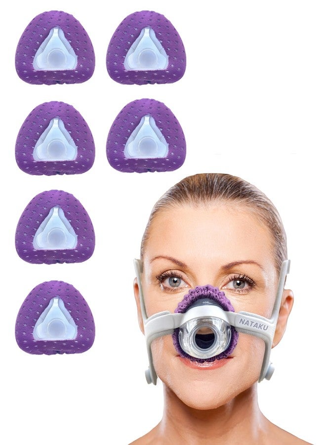 NATAKU 6-Pack CPAP' Nasal Mask Liners Compatiable for N20, Breathable Heart-Shaped Cushion for Women, Anti-Leak Sleep Comfot Solution Pad for Red Mark Reduce, Reusable Moisture-Wicking - Image 1