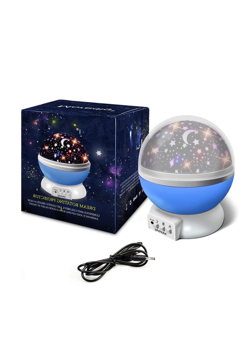 tar Projector Night Light Baby/Night Light 360° Rotation LED Night Light Lamp with 8 Colorful Lights  - Image 3
