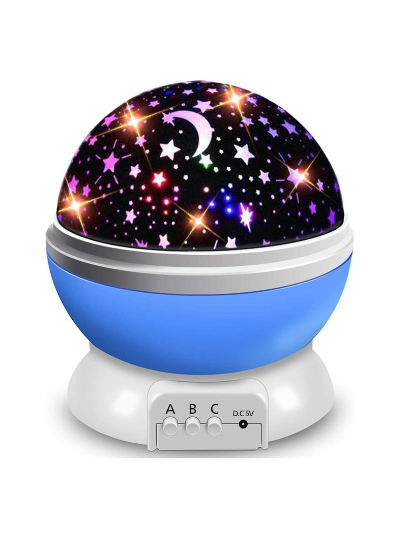 tar Projector Night Light Baby/Night Light 360° Rotation LED Night Light Lamp with 8 Colorful Lights  - Image 1