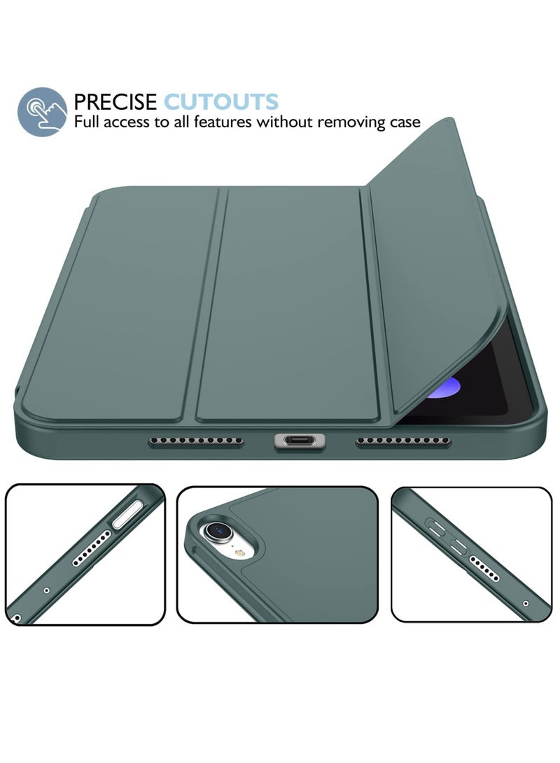 MIGOFAST New iPad Mini 6 Case 8.3 Inch 2021 6th Gen with Pencil Holder Trifold Stand Smart Case with Soft TPU Back Auto Wake Sleep - Image 2