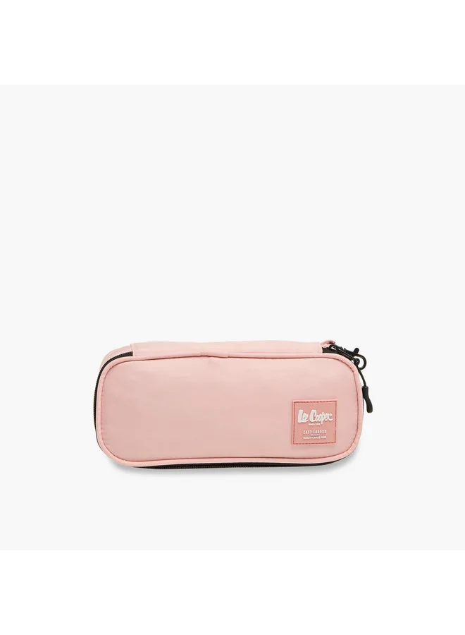 Lee Cooper Girls Logo Print School Backpack and Pencil Pouch set