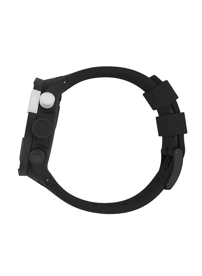 Swatch ساعة يونيكس بلاستيكية كوارتز فضية مربعة - Image 4