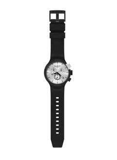 Swatch Unisex Watch Plastic Quartz CHEQUERED SILVER  - Image 2