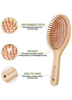 Premium Bamboo Hair Brush For Growth, Scalp Massage, Reducing Frizz And Dryness - Wooden Design With 2 Combs For Women, Men, And Kids - pzsku/Z1799C558D6E6A0B15E8CZ/45/_/1734182857/649b7bf6-f1b2-44c6-bf95-7ab2e1a5dd89