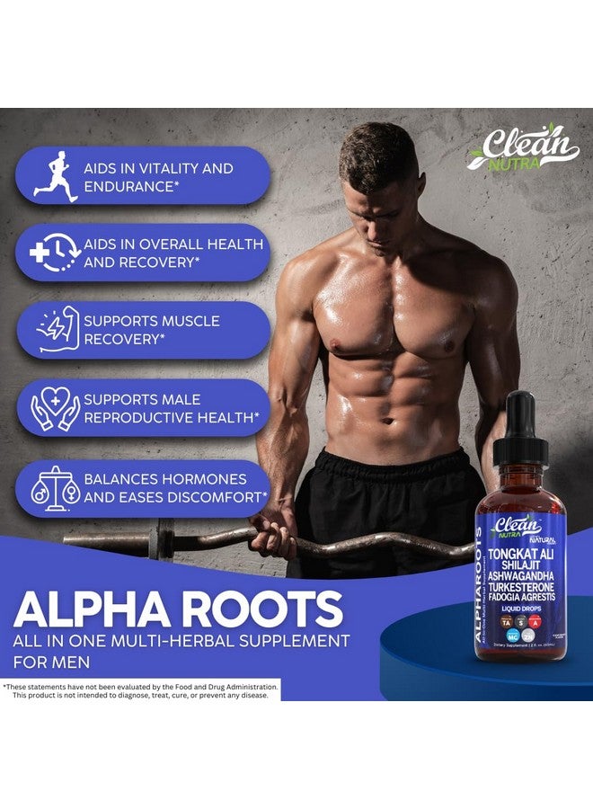 Clean Nutraceuticals Tongkat Ali Liquid Drops Shilajit, Ashwagandha, Turkesterone, Fadogia Agrestis, Magnesium, Irish Sea Moss, and Zinc Herbal Supplement by Clean Nutra - Image 5