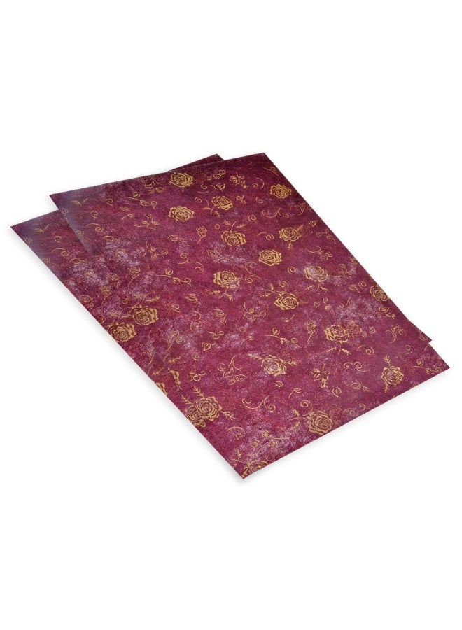 FIS 20-Piece Gift Wrapping Paper 35gsm 50X70cm, Chocolate - FSGF10