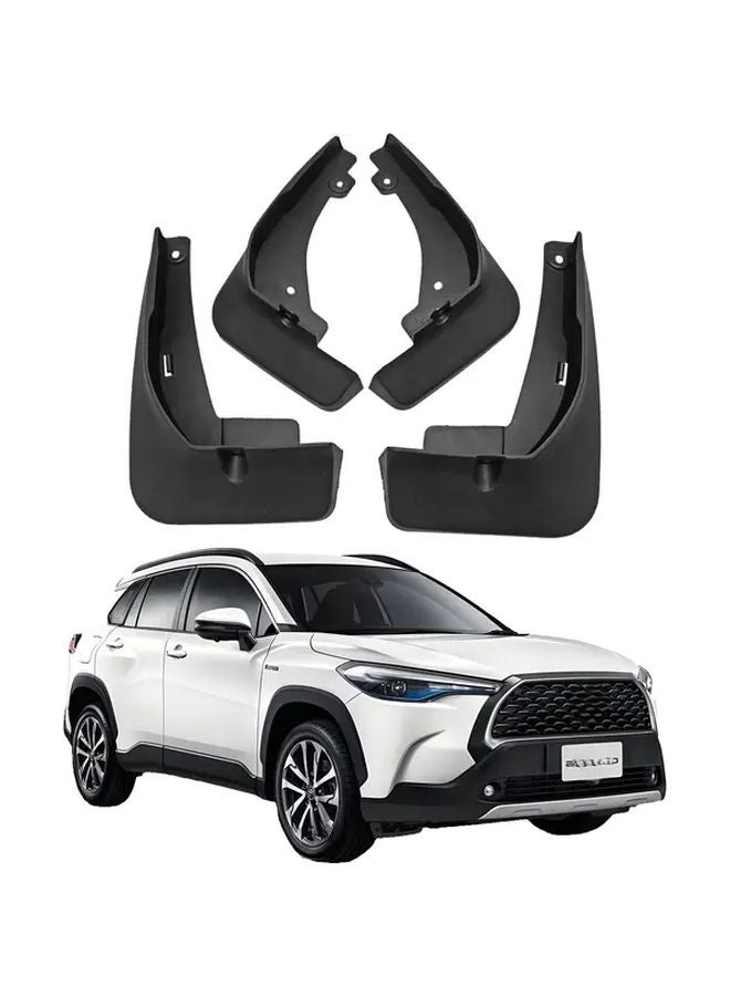 4Pcs Mud Flaps Set For Toyota Corolla Cross 2020 Durable Scratch Resistant Protection - Image 4