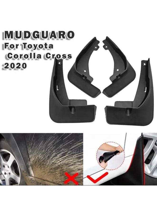 4Pcs Mud Flaps Set For Toyota Corolla Cross 2020 Durable Scratch Resistant Protection - Image 5