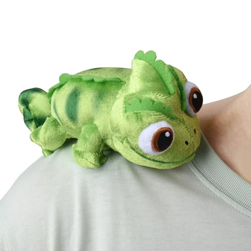 KRK 6inch Pascal Lizard Plush Shoulder Toy, Chameleon Animal Plush, Magnet Buddy Pascal Doll - Image 4