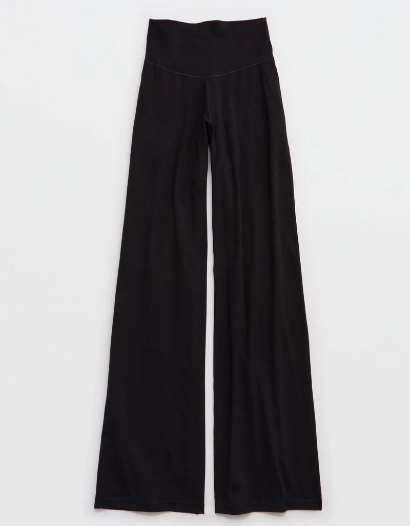 Aerie  OFFLINE By Aerie Real Me XTRA High Waisted Tie Back Trouser for Women | Best Price UAE