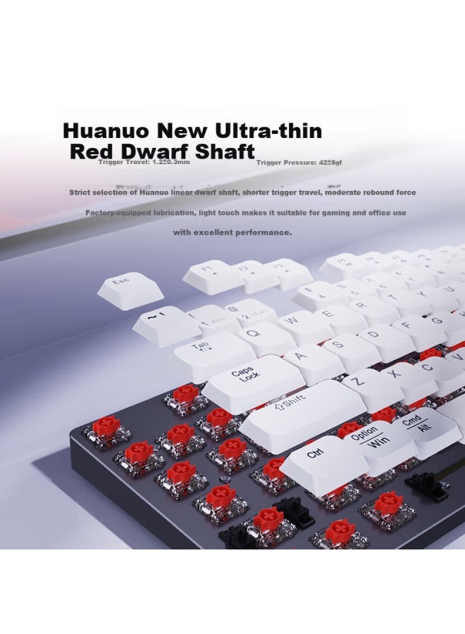 Ifound 183 New Low-profile Mechanical Keyboard Bluetooth Tri-mode Wireless Keyboard Rgb Backlit Keyboard Dual System Office Laptop Keyboard - Image 2