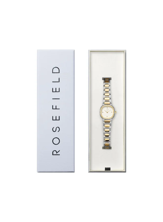Rosefield  Rosefield Gaia XS Creme Roman Indexes Duotone Watch  | Best Price UAE