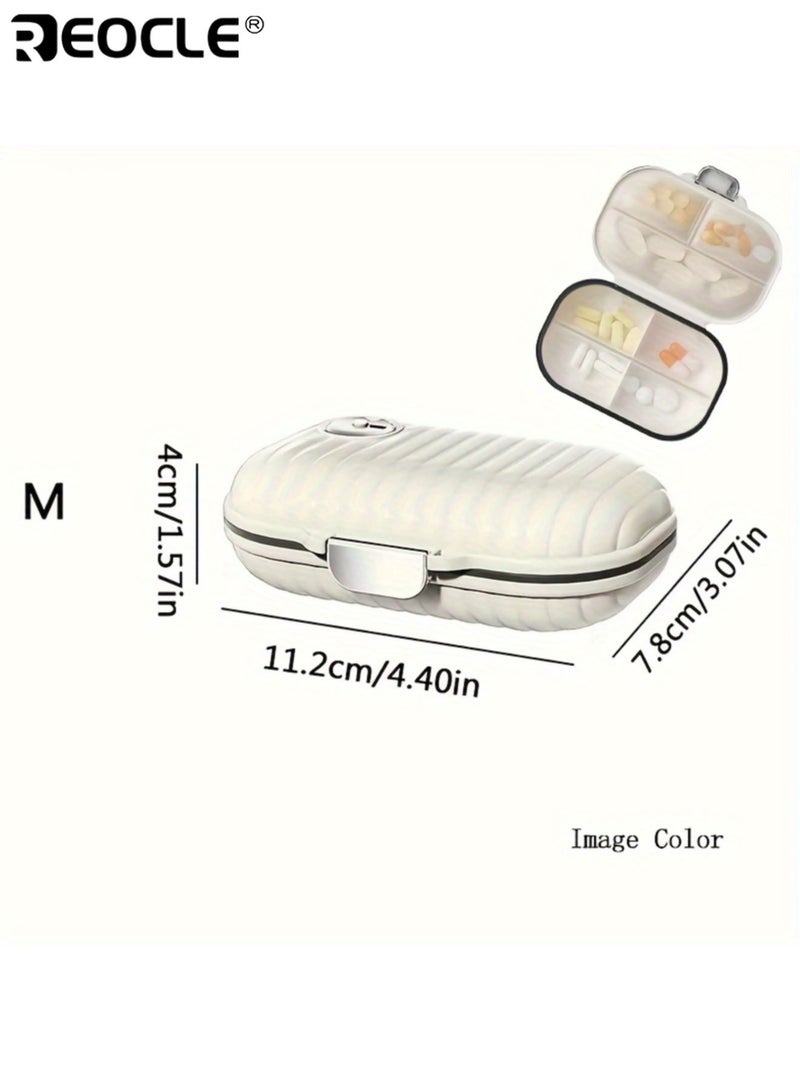 REOCLE 7-Day Pill Organizer with Sealed Storage and Waterproof Design Portable Pill Box with 7 Compartments for Travel Daily Medication Use - Image 5