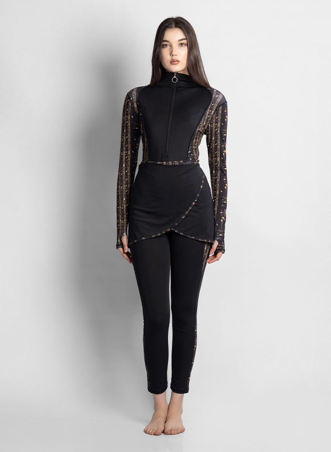 منيرفا سيكرت ملكة الأوبسيديان بوركيني فرعوني فاخر - Image 1