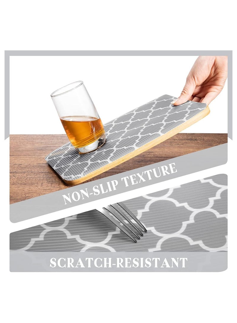 YQbest Shelf Liner for Kitchen Large (45 x 200cm) Non-Adhesive Drawer Mats, Non-Slip Food Grade EVA Drawer Liner, Stain-Proof Liner for Shelf, Refrigerator - Image 5