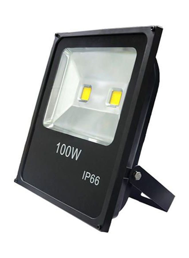 NIBEMINENT 100 Watt LED Flood Light Black 7x11centimeter