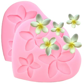 2 PCS Frangipani Plumeria Flower Floral Silicone Mold DIY Pudding Desserts Cupcake Cake Topper Decoration Soap Mould Crystal Jelly Shots Gum Paste Candy Chocolate Handmade Ice Cream Fondant Mold - pzsku/Z179A4C6AB3ACD4FA6DCBZ/45/1752567532/25f42d36-8db6-4080-8e24-a51abcf1be69