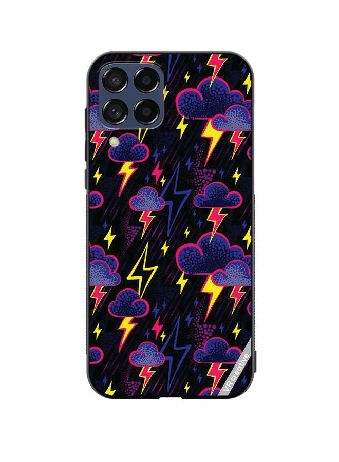 VR CREATIVE Protective Case Cover For Samsung Galaxy M33 Lightening Design Multicolour - Image 1