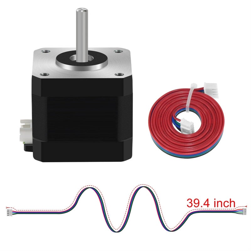Nema 17 Stepper Motor 3Pcs 17HS4401S 1 5A 4 Lead With Dupont For 3D Printer CNC Engraver - Image 3