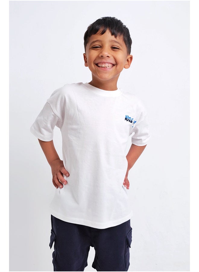 playmore - "More Fun Please" Short-Sleeved T-Shirt - Image 1