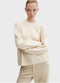 Round Neck Knitted Sweater