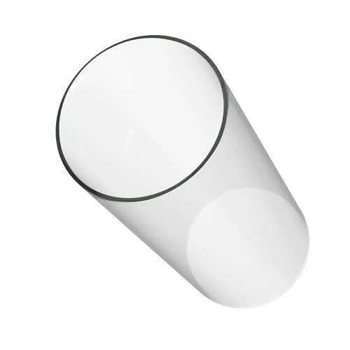 KETELAMP Hurricane Candle Holder - Open Ended, Bottomless Cylindrical Glass Lamp Shade - 3" x 6" - Image 2